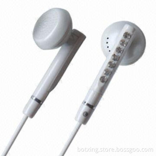 Diamond Stereo Sound High-quality Earphones/Ear Plugs, Free Samples Available